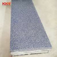 KKR Anti-fungal Artificial Stone  Acrylic Solid Surface Slab Custom Hotel Vanity Sinks