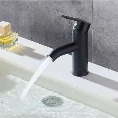 Factory wholesale black color basin faucet faucet for bathroom basin black color wash basin faucet