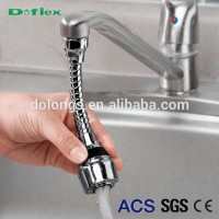 Doflex Faucet Sink Hose Stainless Steel Collapsible Popular double handle kitchen basin faucets with chromed