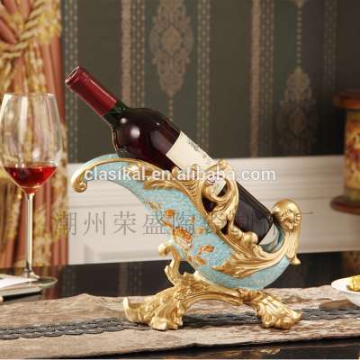 Home Decoration Beautiful Ceramic Champagne Bottle Holder