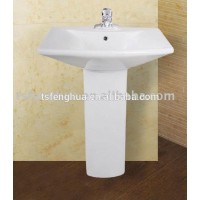 FH18C Washbasin Pedestal Bathroom Design Sanitary Ware Ceramic