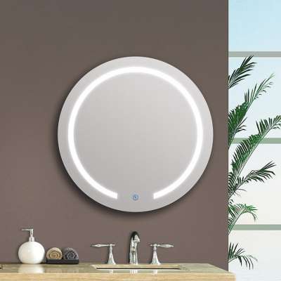 Professinal produce OEM Sensor touch round hotel vanity led mirror