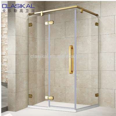 China supplier strong double stainless steel frame shower room