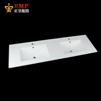 Top quality sanitary ware ceramic bathroom double sink wash basin