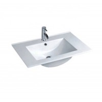 wholesale custom made modern bathroom Square tile hand wall mounted hand ceramic sink wash basin