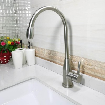 304SUS Hot and cold single handle cheap kitchen faucet