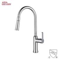 Hot and Cold Water Supply Single Lever Deck-Mounted Lead-Free Brass UPC Kitchen Faucet