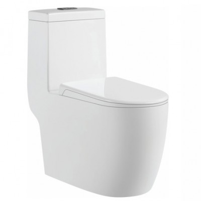 China supplier round design floor mount white colored toilets