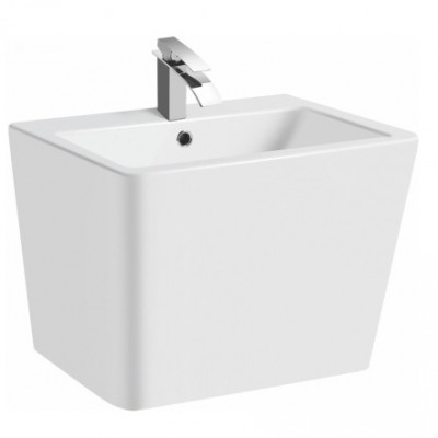 2020 new design bathroom wash hand square wall hung hand basin