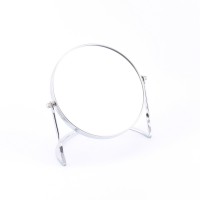 Desktop Chrome Cosmetic Mirror Double Sides Rotary Makeup Mirror Magnifying Vanity Mirror