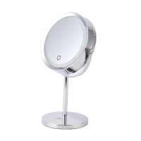 Double Sided Swivel  7inch Sensor Touch LED Makeup Mirror with Magnifying 1X/5X/7X/10X Cosmetic Mirror